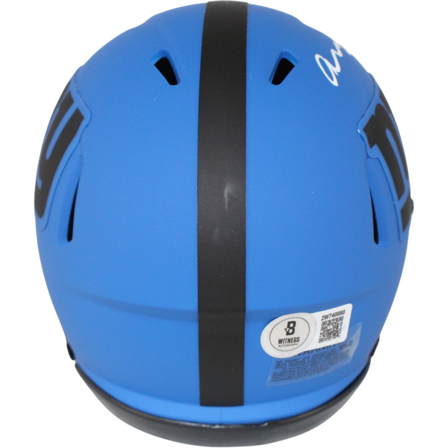 Abdul Carter Autographed New York Giants Rave Mini Helmet