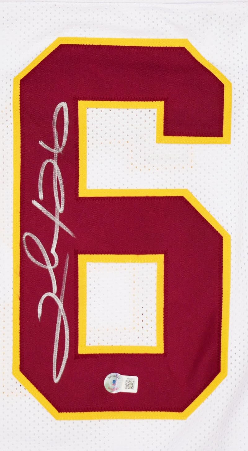 Clinton Portis Autographed White Custom Football Jersey