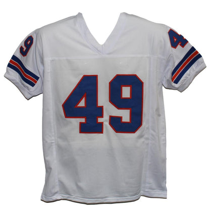 Dennis Smith Signed Denver Broncos Custom Pro-Style White Jersey