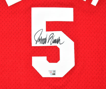 Johnny Bench Autographed Cincinnati Reds Mitchell & Ness Jersey