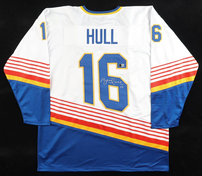 Brett Hull St. Louis Blues Autographed Custom Jersey
