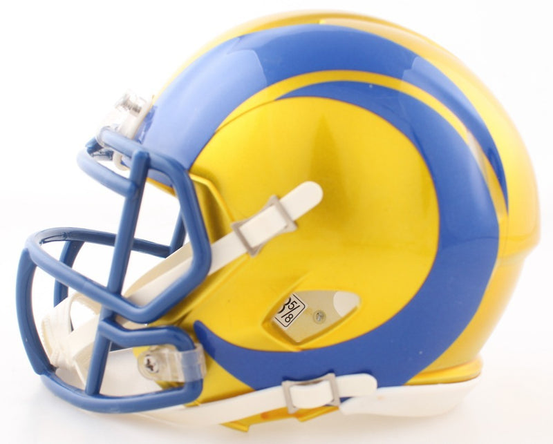 Orlando Pace Autographed Los Angeles Rams Flash Mini Helmet