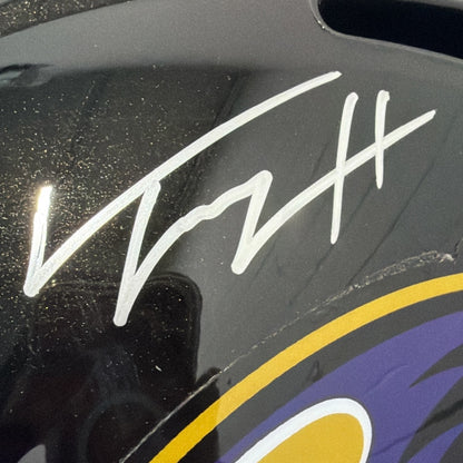 Trey Hendrickson Signed Baltimore Ravens Speed Full Size Helmet