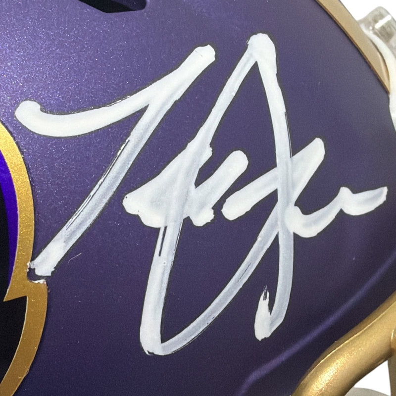 Terrell Suggs Signed Baltimore Ravens Alternate Mini Helmet