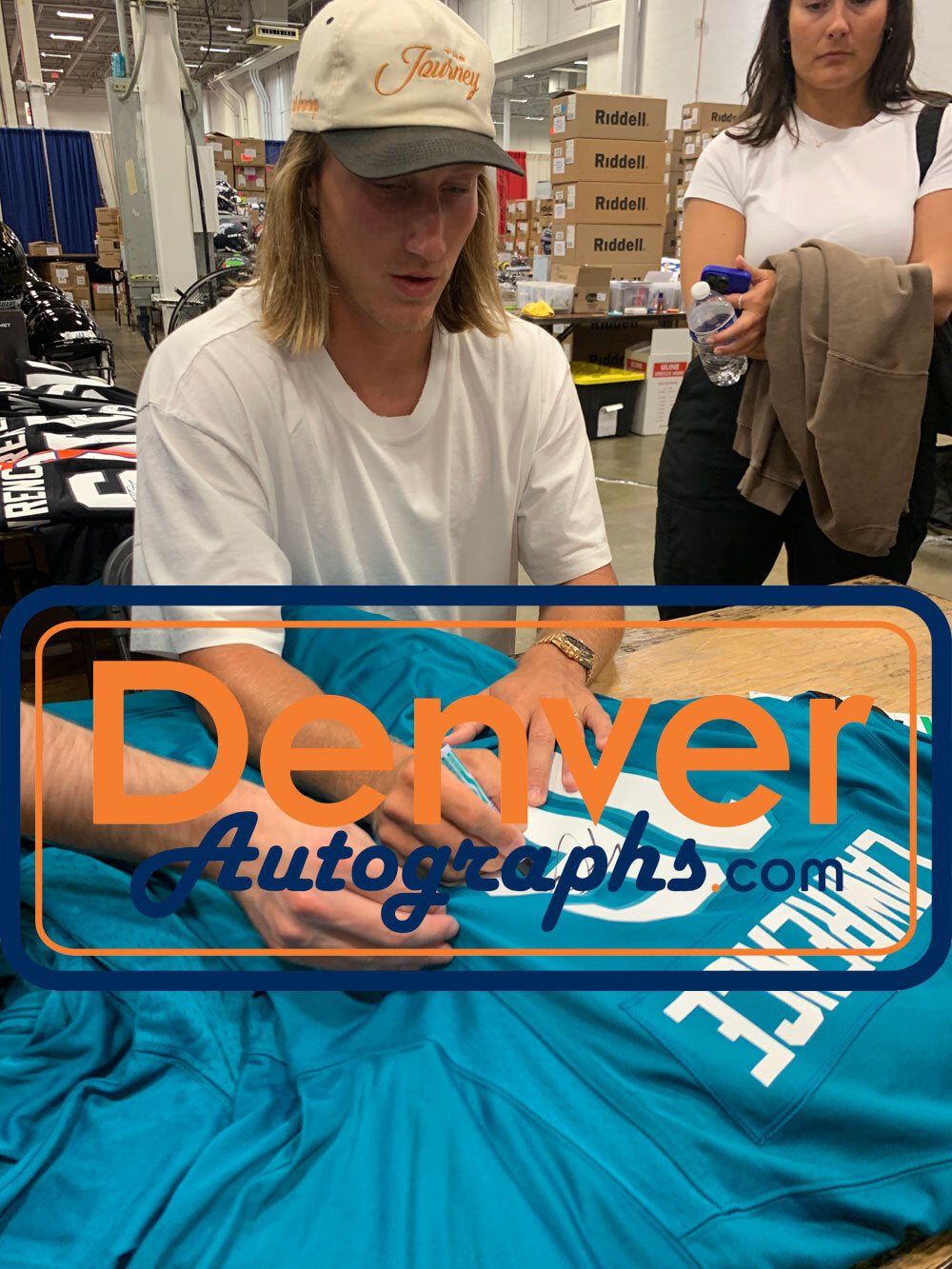 Trevor Lawrence Jacksonville Jaguars Autographed Nike Teal Jersey
