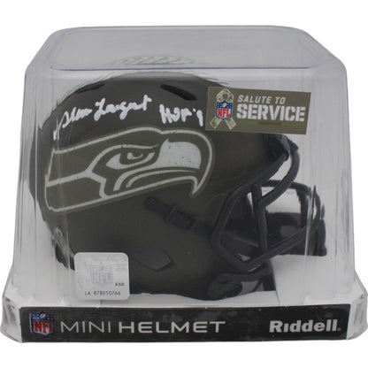 Steve Largent Autographed Seattle Seahawks 2022 STS Mini Helmet