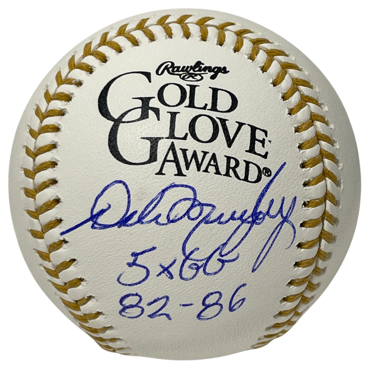 Dale Murphy Signed Rawlings Gold Glove Baseball (5x GG Inscription)