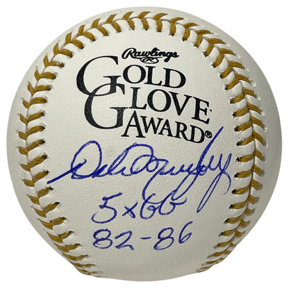 Dale Murphy Signed Rawlings Gold Glove Baseball (5x GG Inscription)