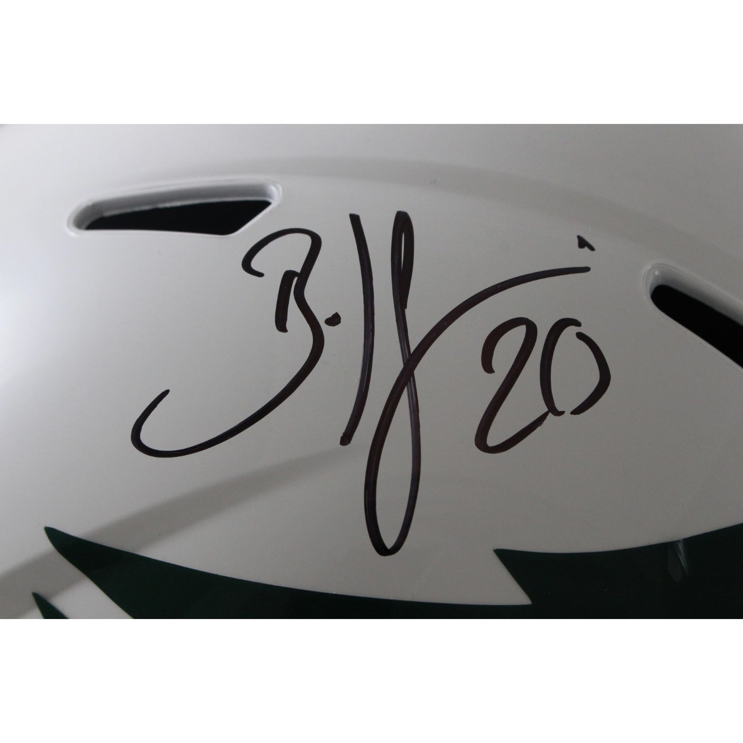 Brian Dawkins Autographed Philadelphia Eagles Full Size Throwback Helmet