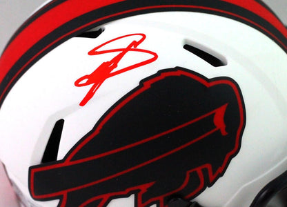 Stefon Diggs Signed Buffalo Bills Lunar Speed Mini Helmet
