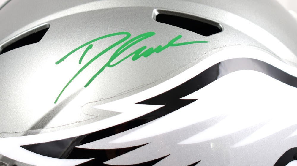 D'Andre Swift Signed Philadelphia Eagles Flash Speed Full Size Helmet