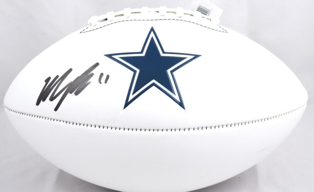 Micah Parsons Signed Dallas Cowboys Logo Football