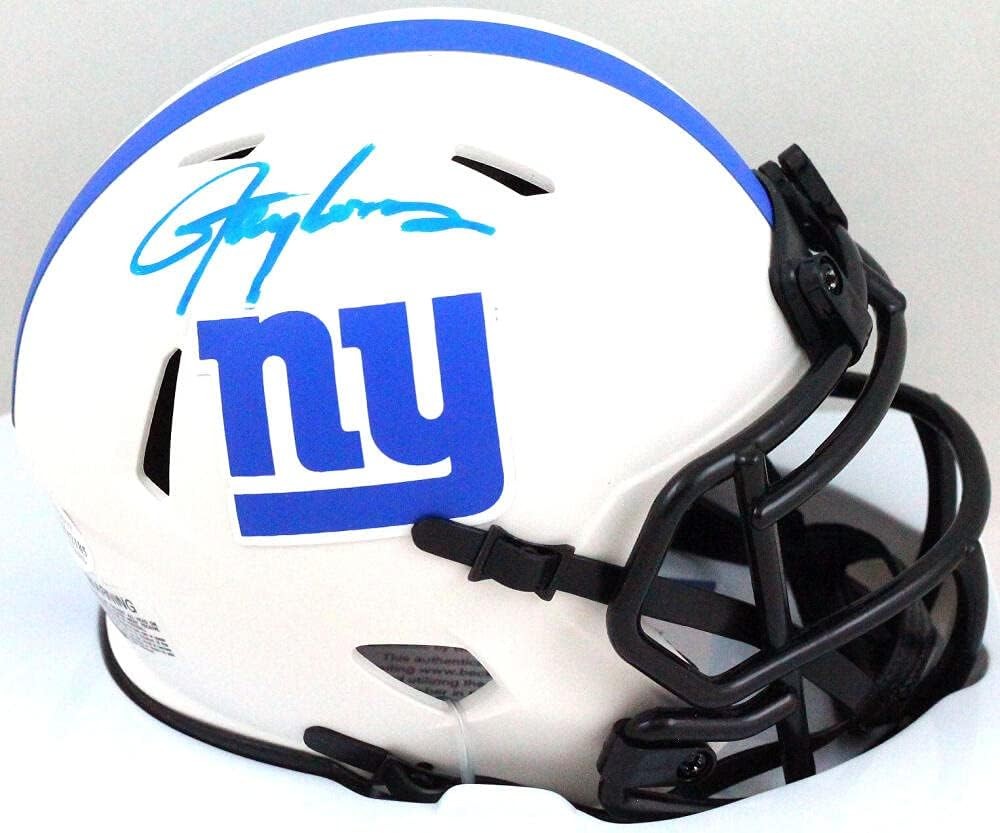 Lawrence Taylor Autographed New York Giants Lunar Speed Mini Helmet