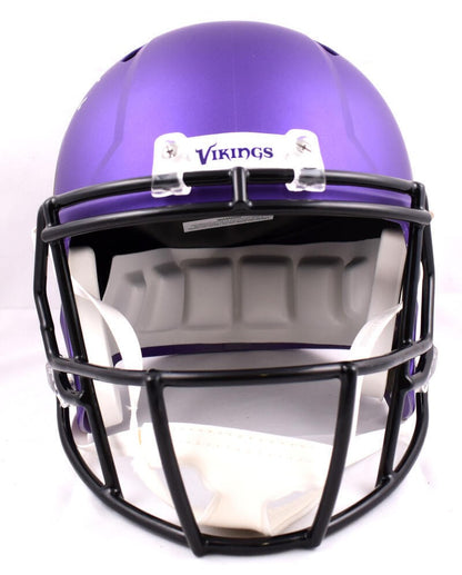 Warren Moon Signed Minnesota Vikings Full Size Speed Helmet HOF Inscription
