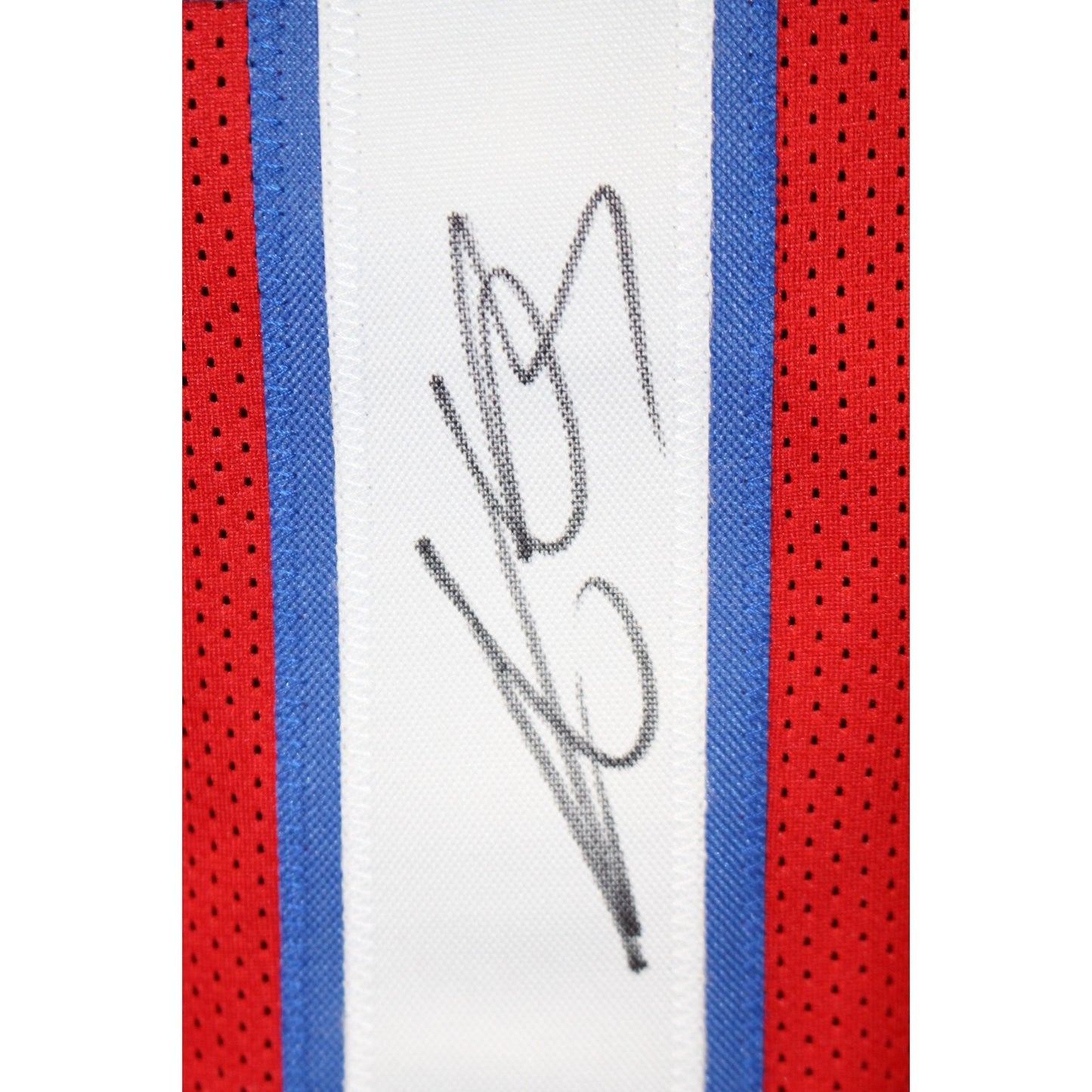 AJ Brown Autographed Red Pro Style Jersey