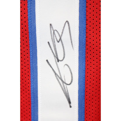AJ Brown Autographed Red Pro Style Jersey