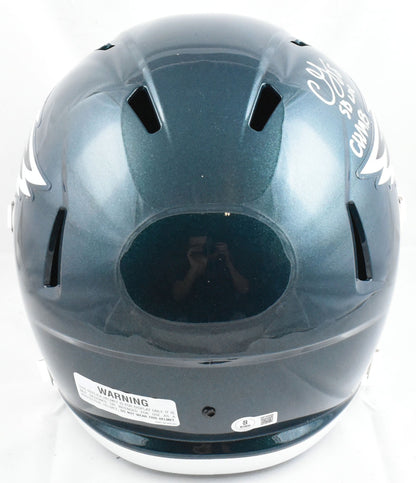 CJ Gardner-Johnson Signed Philadelphia Eagles Full Size Speed Helmet
