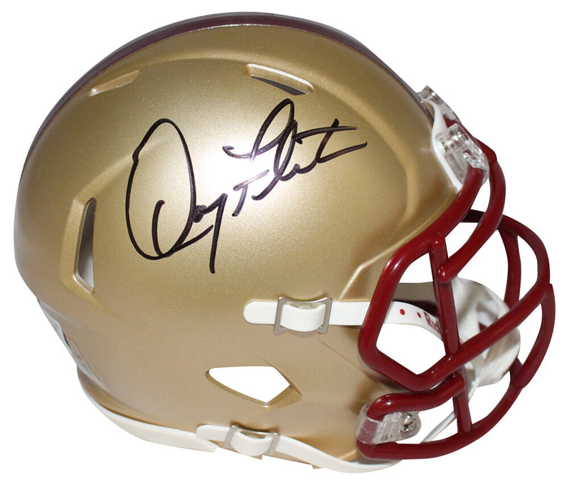 Doug Flutie Autographed Boston College Speed Mini Helmet (Beckett)