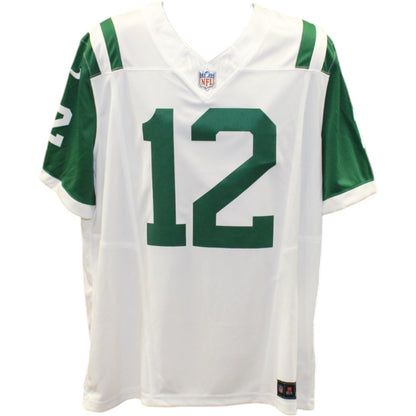 Joe Namath Autographed New York Jets White Nike Vapor Jersey