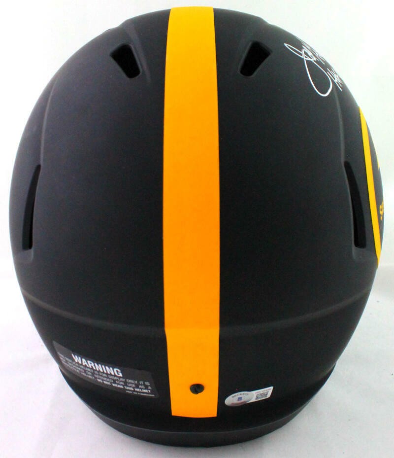 Joe Greene Signed Pittsburgh Steelers Eclipse Full Size Helmet