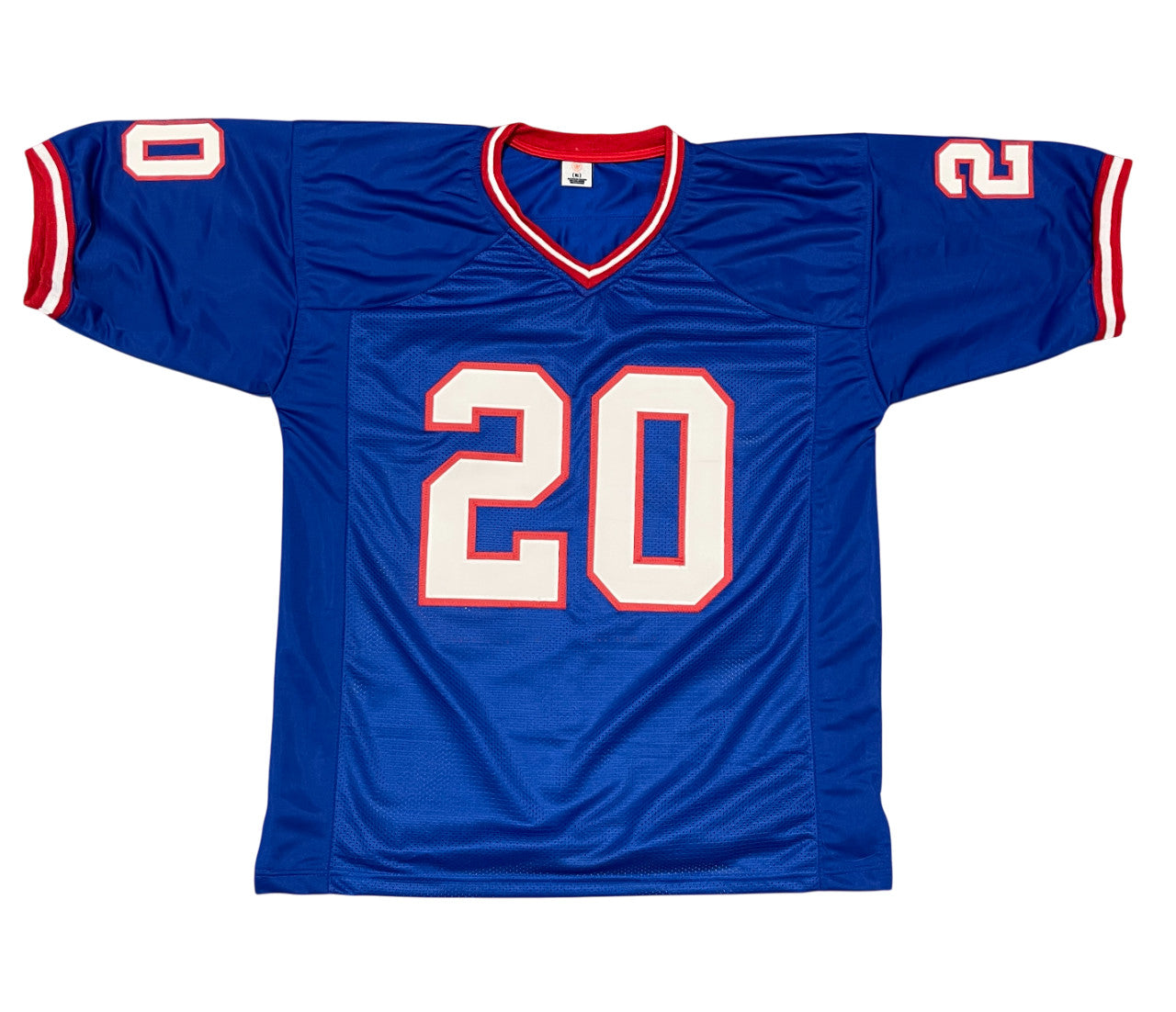 Joe Morris Signed New York Giants Custom Jersey (SB XXI Champ) Beckett