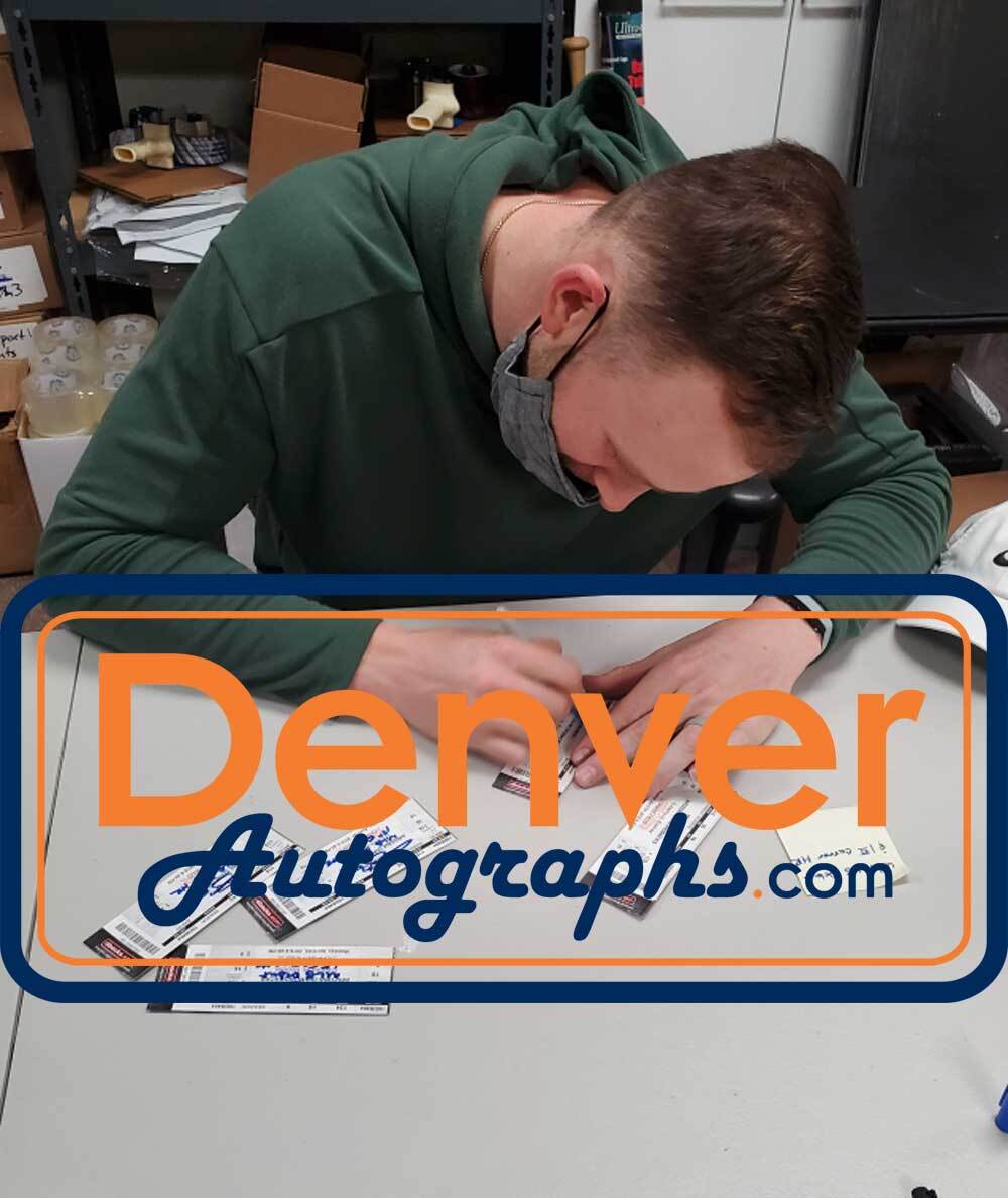 Trevor Story Signed MLB Debut & 1st HR Ticket Stub Rockies BAS Slabbed