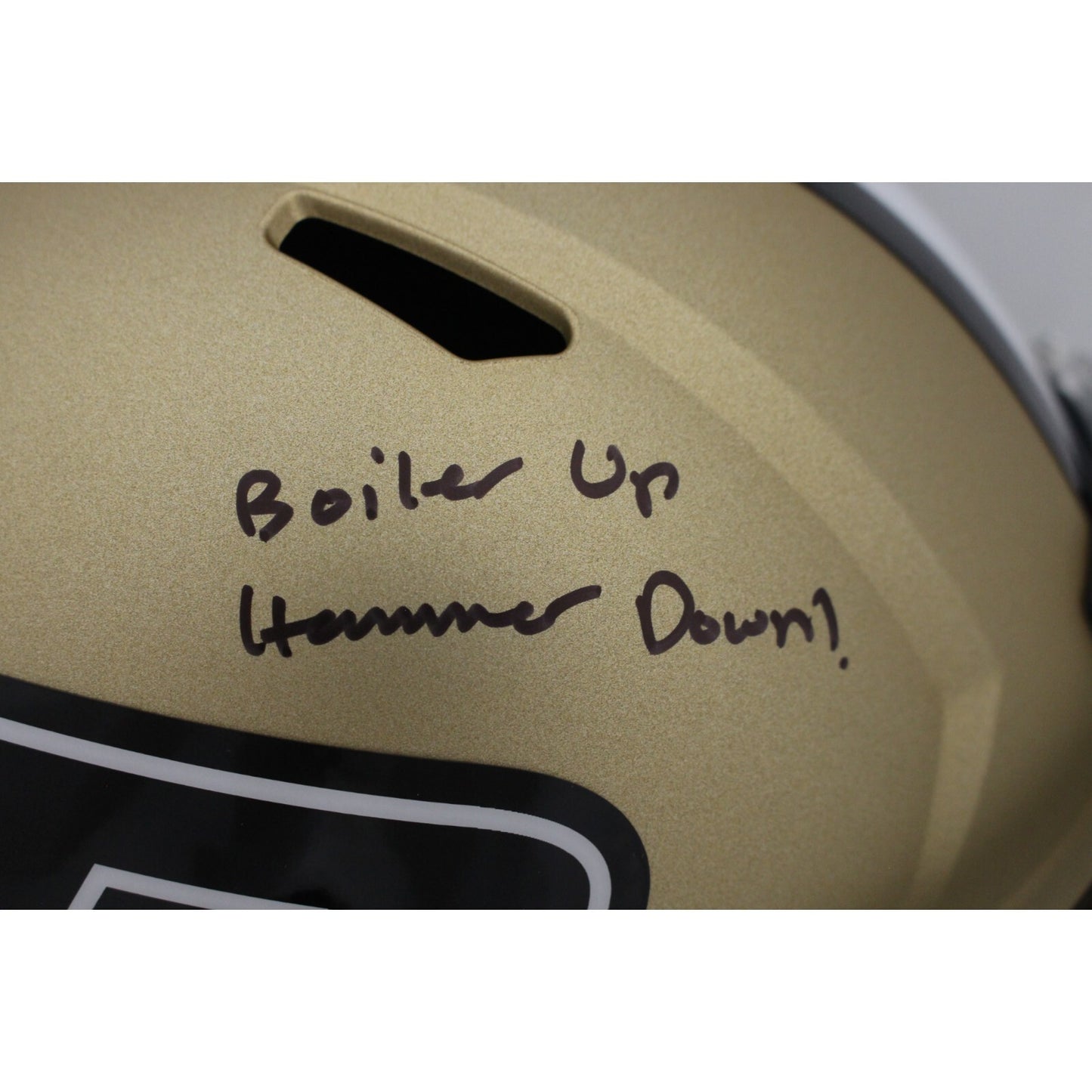 Aidan O'Connell Signed Purdue Boilermakers Full Size Replica Helmet