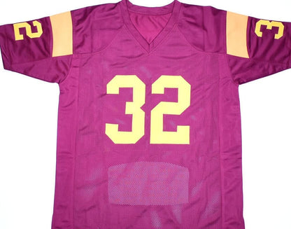 O.J. Simpson Autographed Maroon Custom College Jersey