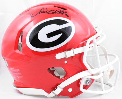 Nick Chubb Autographed Georgia Bulldogs Full Size Speed Authentic Helmet
