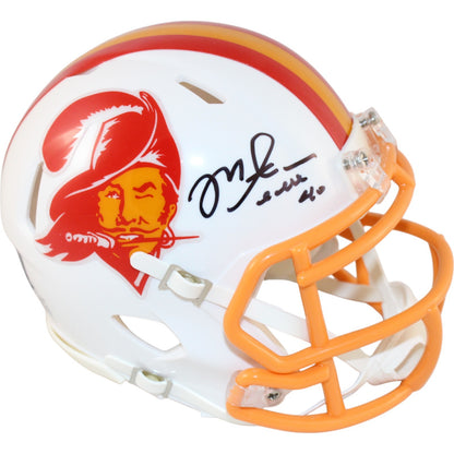 Mike Alstott Tampa Bay Buccaneers Throwback Autographed Mini Helmet