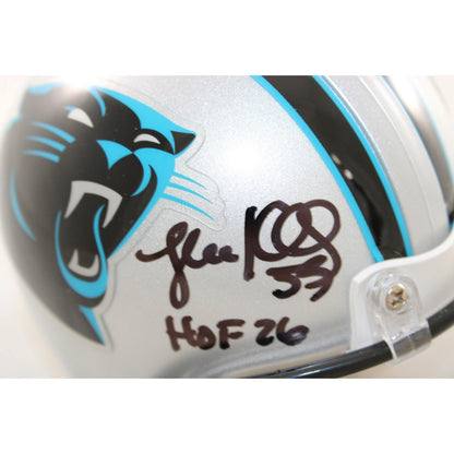 Luke Kuechly Signed Carolina Panthers Mini Helmet - HOF Inscribed