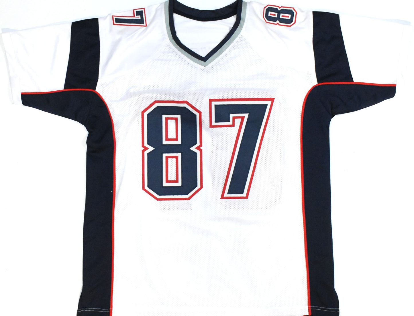 Rob Gronkowski Autographed New England Patriots Custom White Jersey