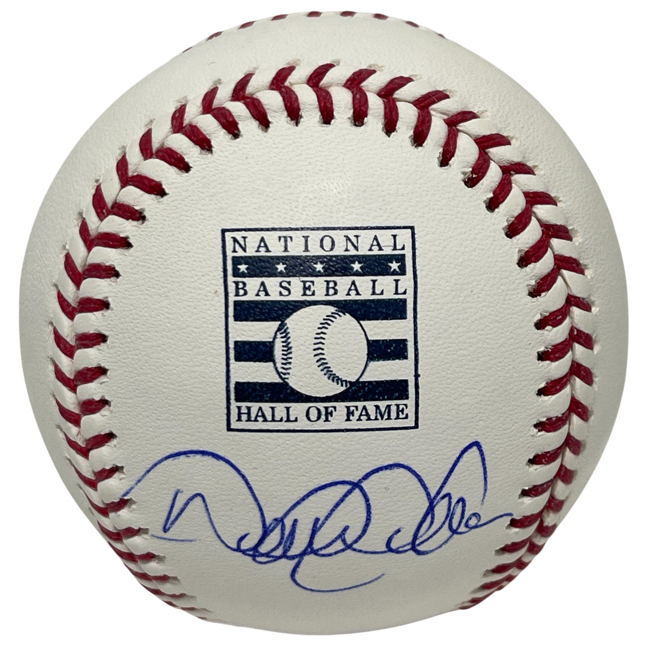 Derek Jeter Signed New York Yankees HOF Logo ROMLB Baseball