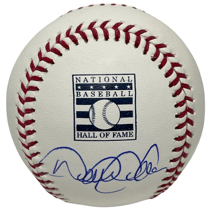 Derek Jeter Signed New York Yankees HOF Logo ROMLB Baseball