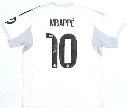 Kylian Mbappe Signed Real Madrid Home Jersey