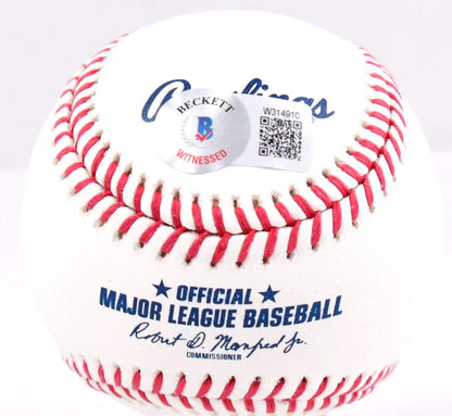 Joe Girardi Signed Rawlings Official Major League Baseball 09 WS Champs