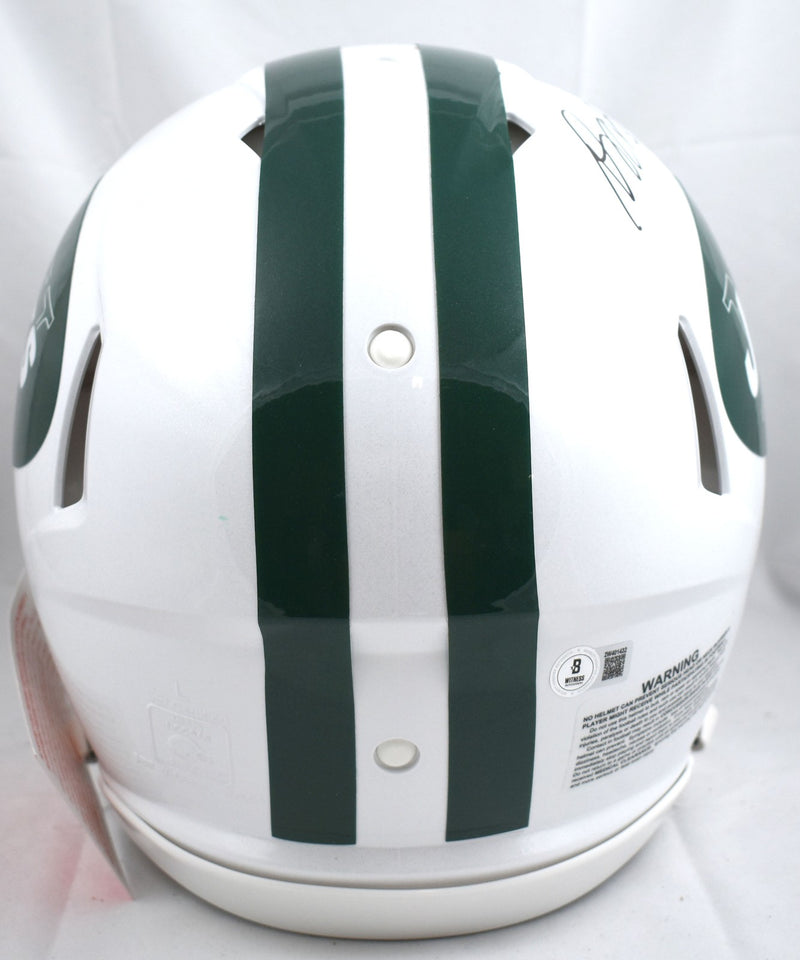 Davante Adams Autographed New York Jets Full Size Speed Authentic Helmet
