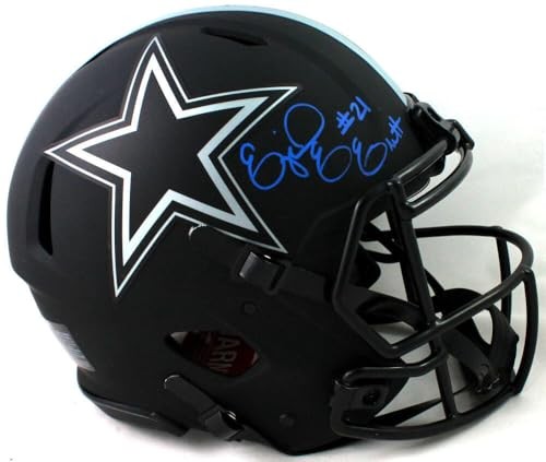 Ezekiel Elliott Signed Dallas Cowboys Eclipse Speed Authentic Helmet