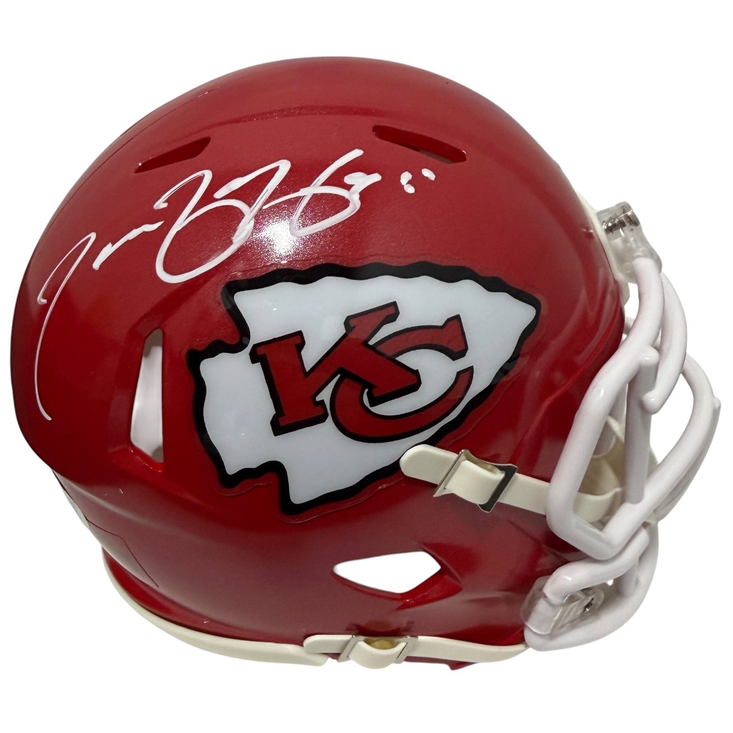 Tamba Hali Signed Kansas City Chiefs Speed Mini Helmet