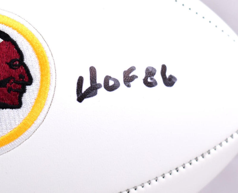 Kenny Houston Signed Washington Black Logo Football - HOF Inscribed