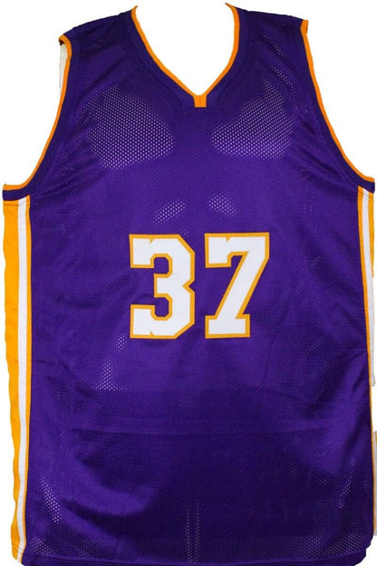 Ron Artest Signed Los Angeles Purple Custom Basketball Jersey