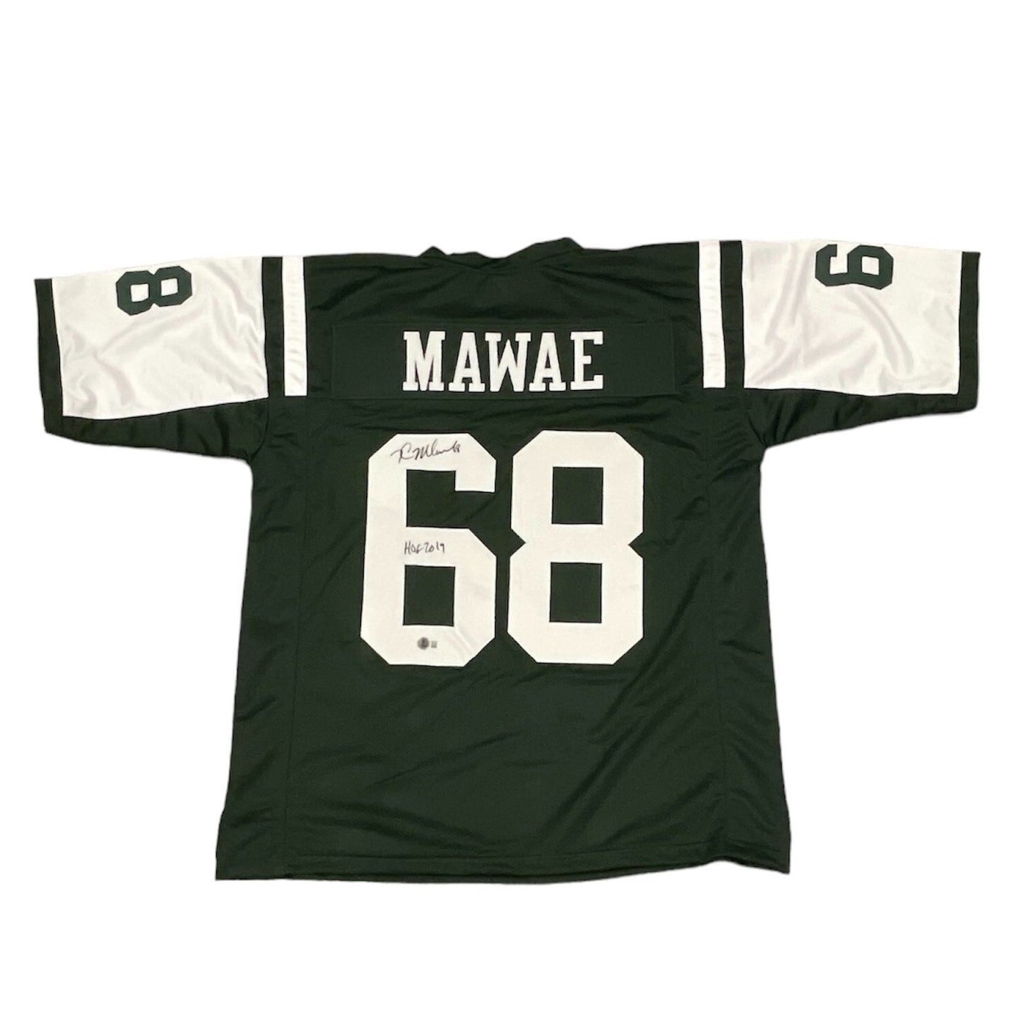 Kevin Mawae Signed New York Jets Custom Jersey (HOF 2019)