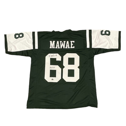 Kevin Mawae Signed New York Jets Custom Jersey (HOF 2019)
