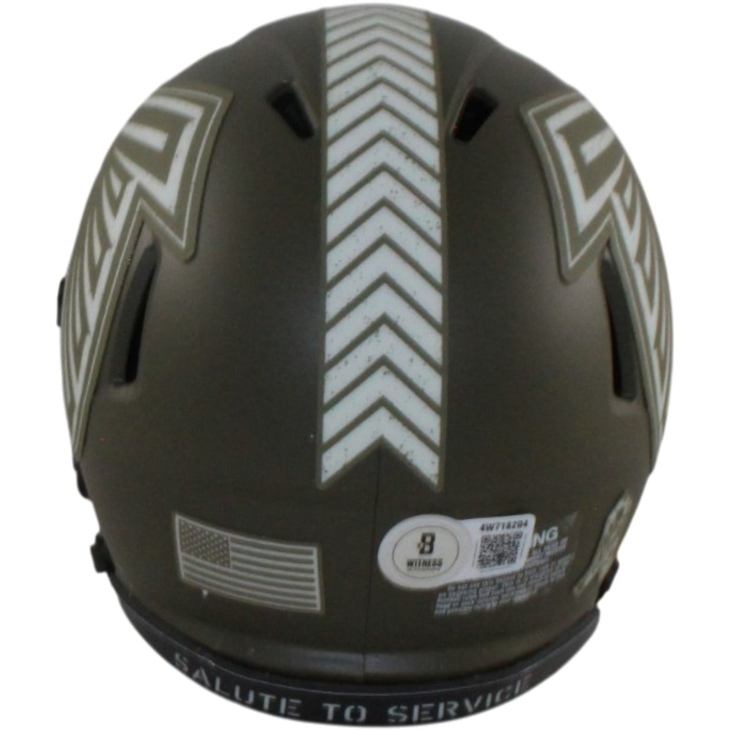 Julio Jones Signed Atlanta Falcons 2022 Salute to Service Mini Helmet