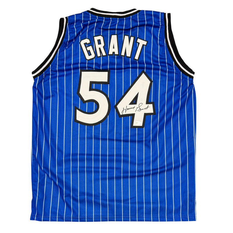 Horace Grant Orlando Magic Signed Custom Basketball Jersey (JSA)