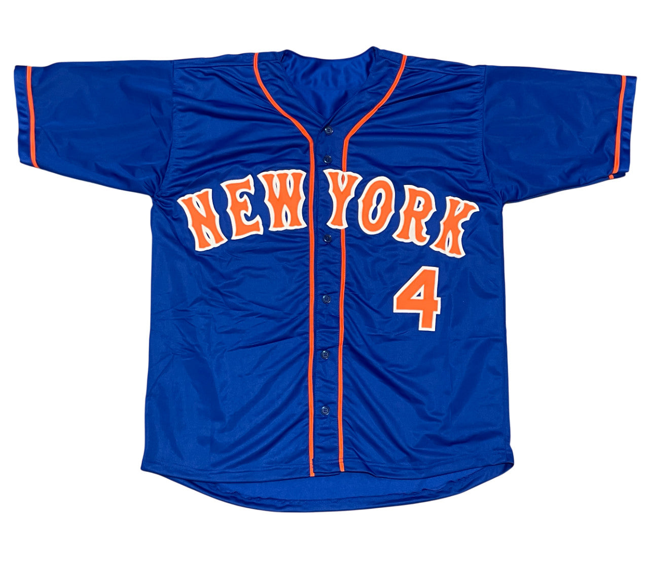 Robin Ventura Signed New York Mets Custom Jersey (Beckett COA)