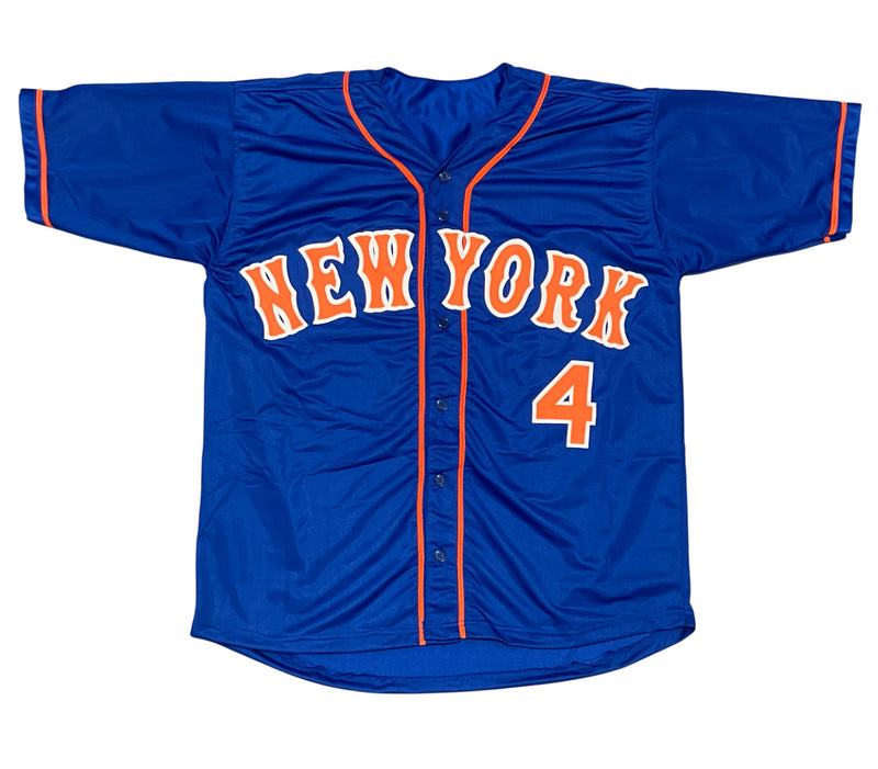 Robin Ventura Signed New York Mets Custom Jersey (Beckett COA)