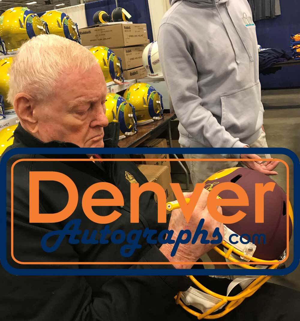 Sonny Jurgensen Signed Washington Redskins Full Size AMP Speed Helmet