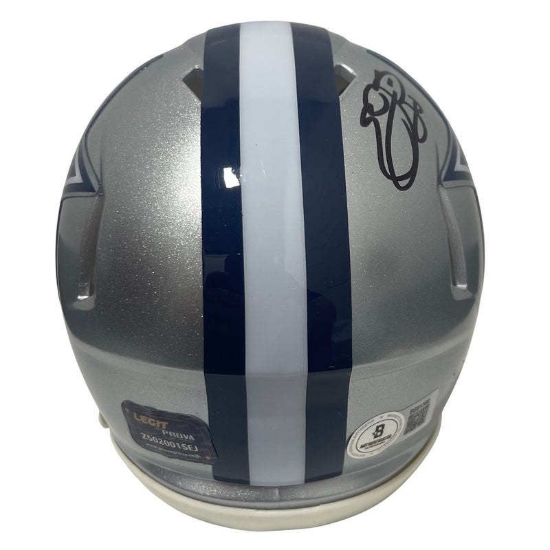 Emmitt Smith Dallas Cowboys Signed Speed Mini Helmet (Prova & Beckett)
