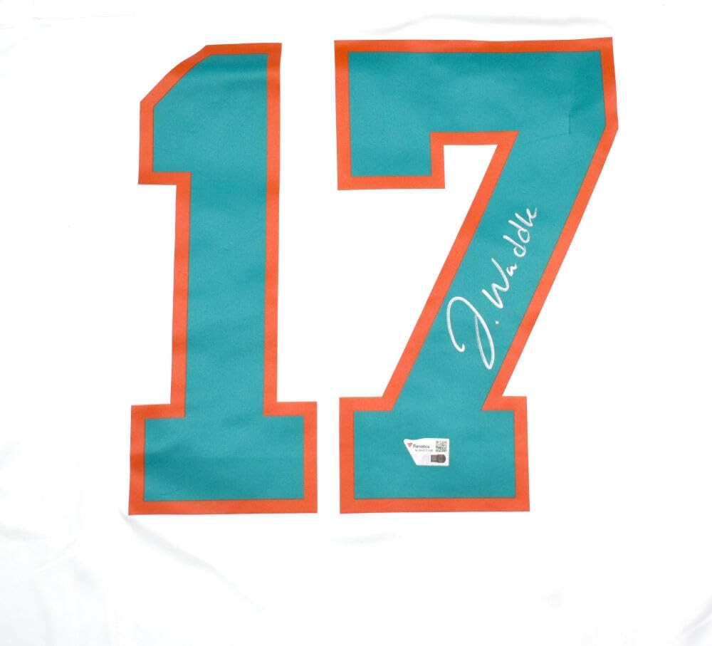 Jaylen Waddle Signed Miami Dolphins Nike Vapor Limited Jersey - White